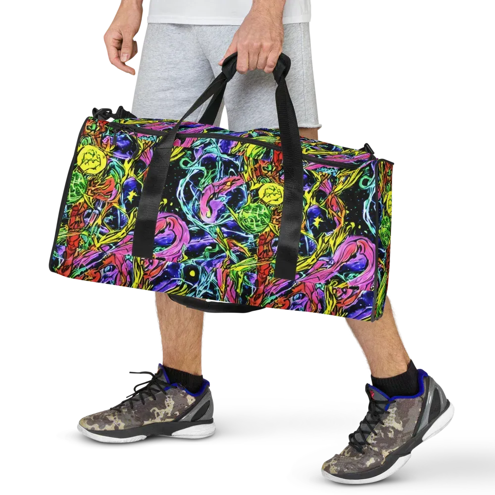 Astral Plumage on Duffle Bag — Front