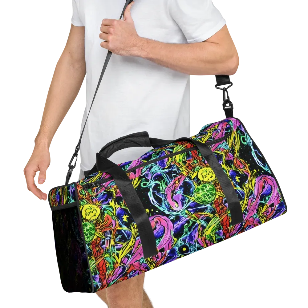 Astral Plumage on Duffle Bag — Right Front