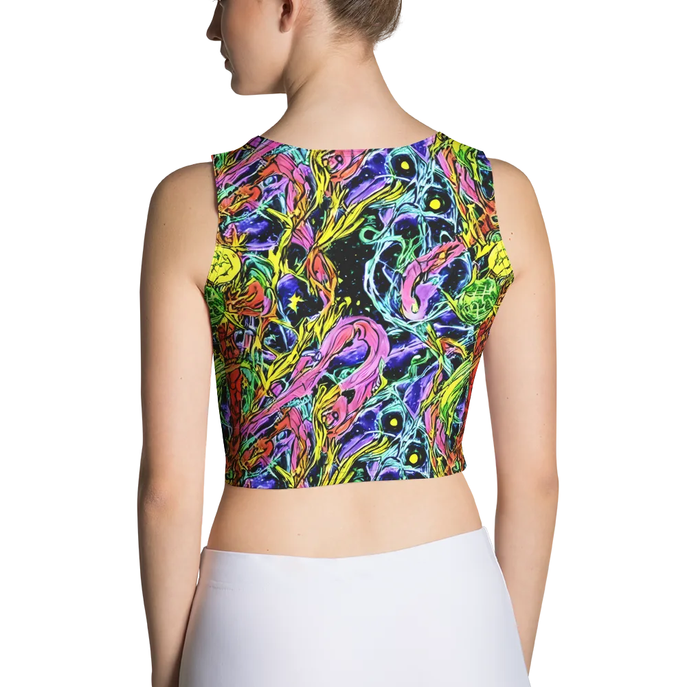 Astral Plumage on Crop Top — Back