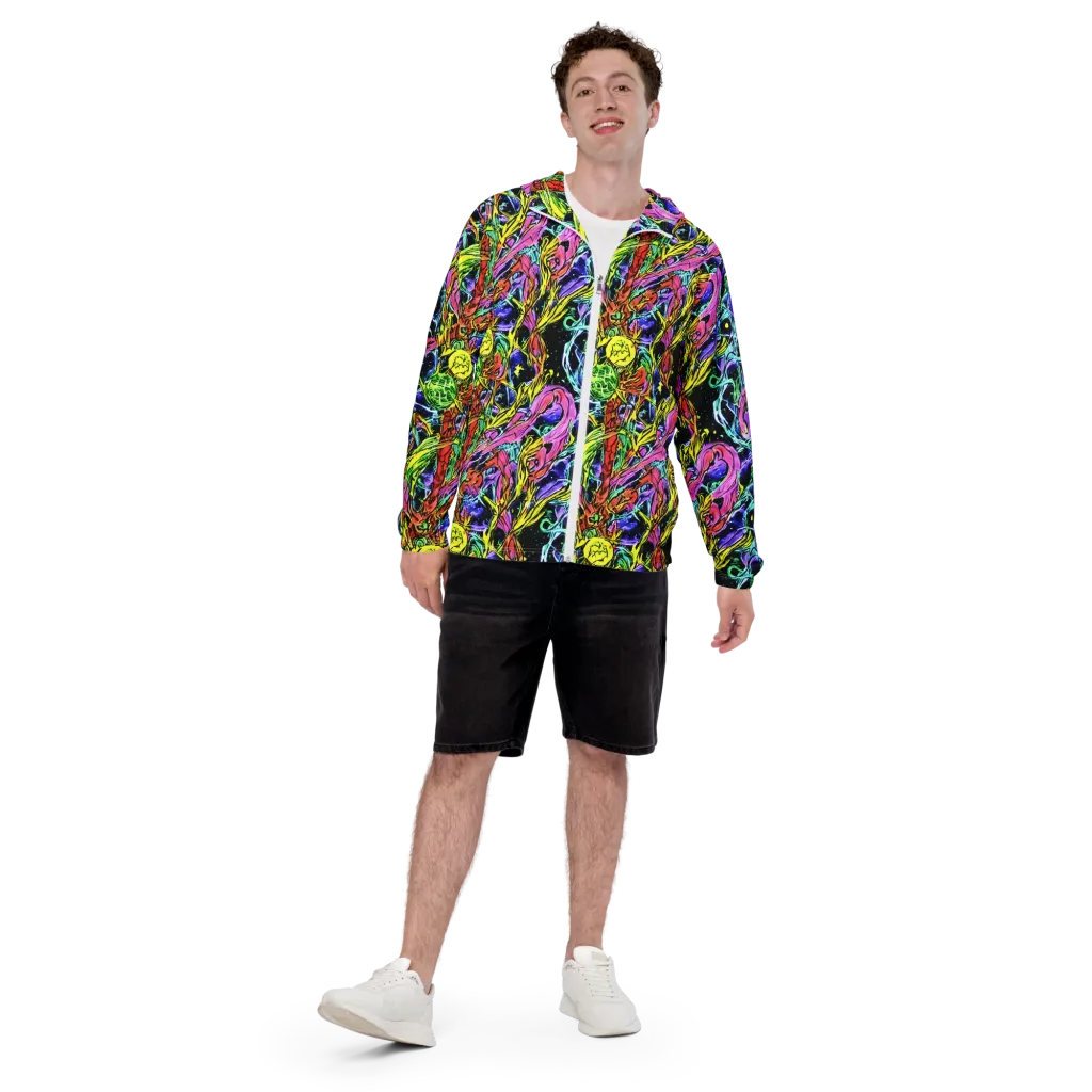 Astral Plumage on Men's Windbreaker — Front