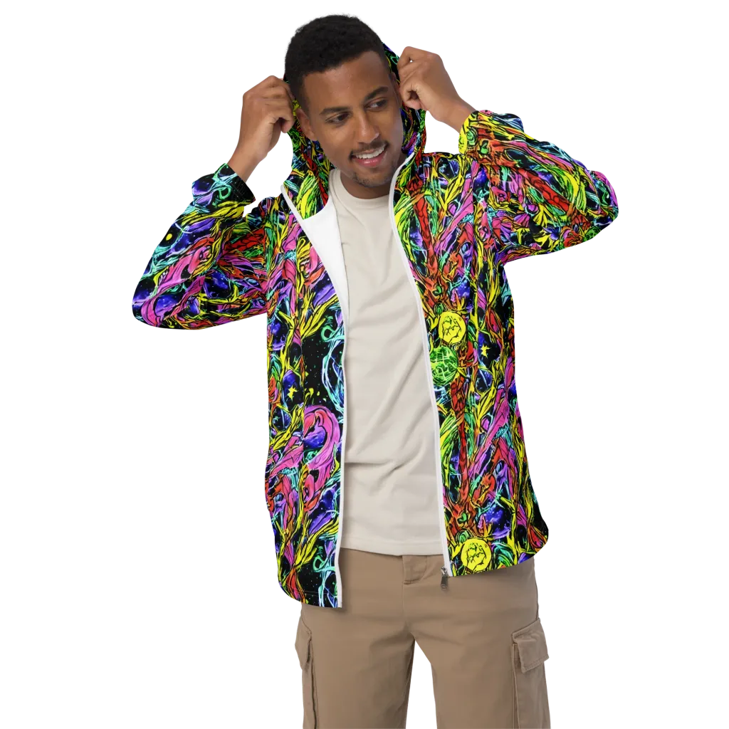 Astral Plumage on Men's Windbreaker — Front