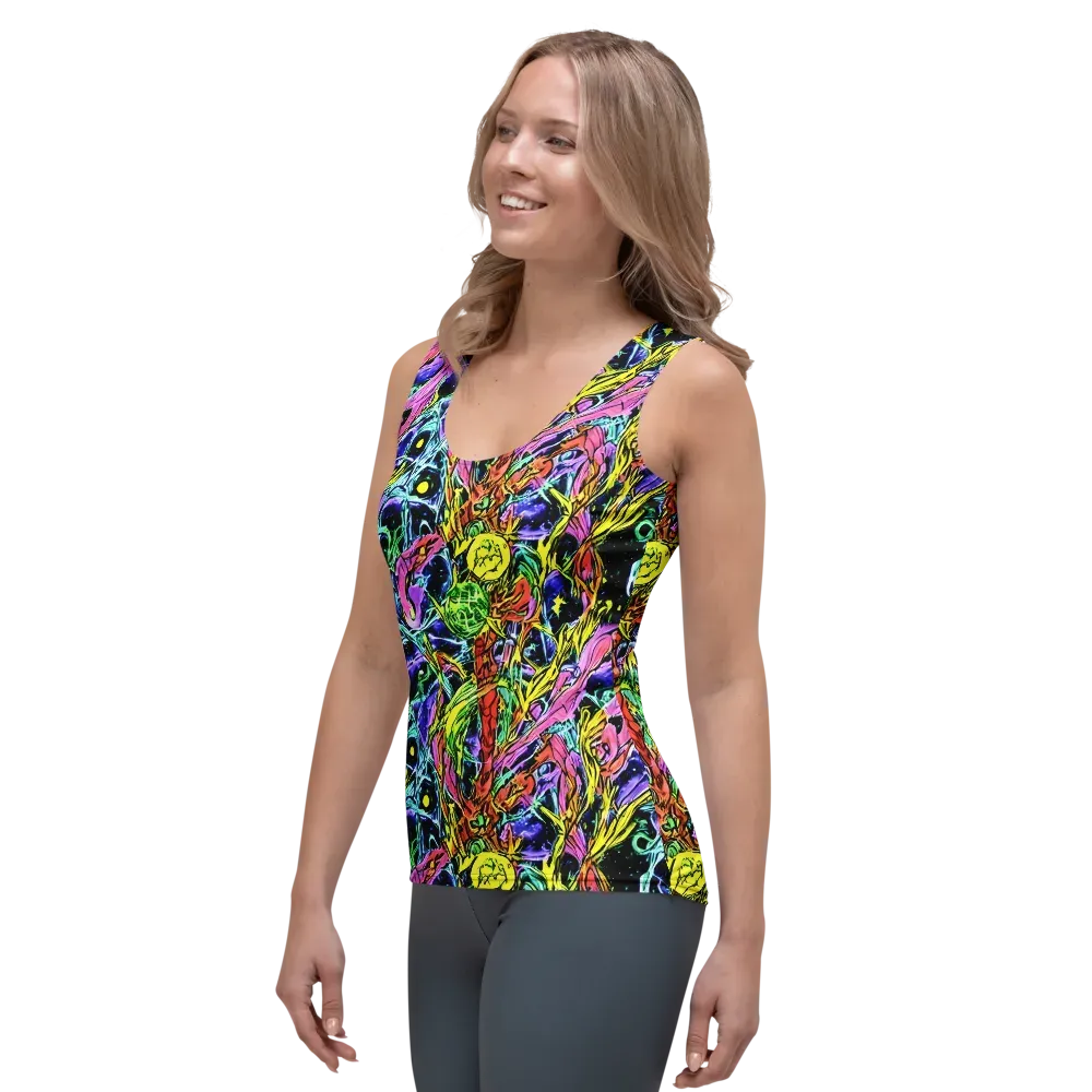 Astral Plumage on Women's Tank Top — Left Front