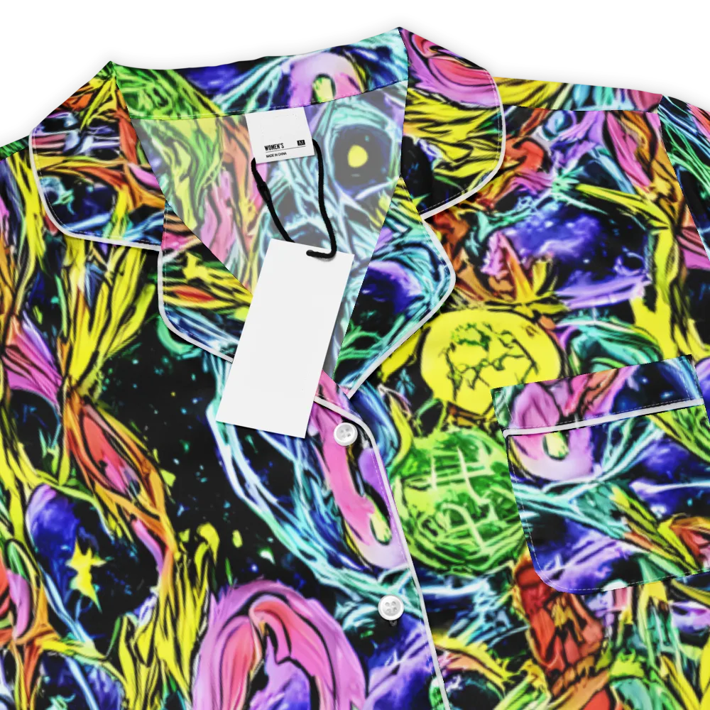 Astral Plumage on Women's Short Sleeve Pajama Top — Product details