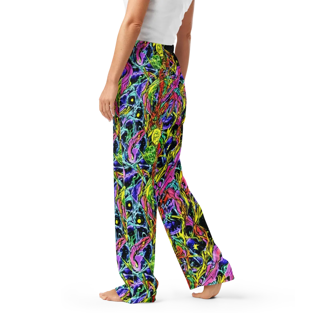 Astral Plumage on Women's Pajama Pants — Left