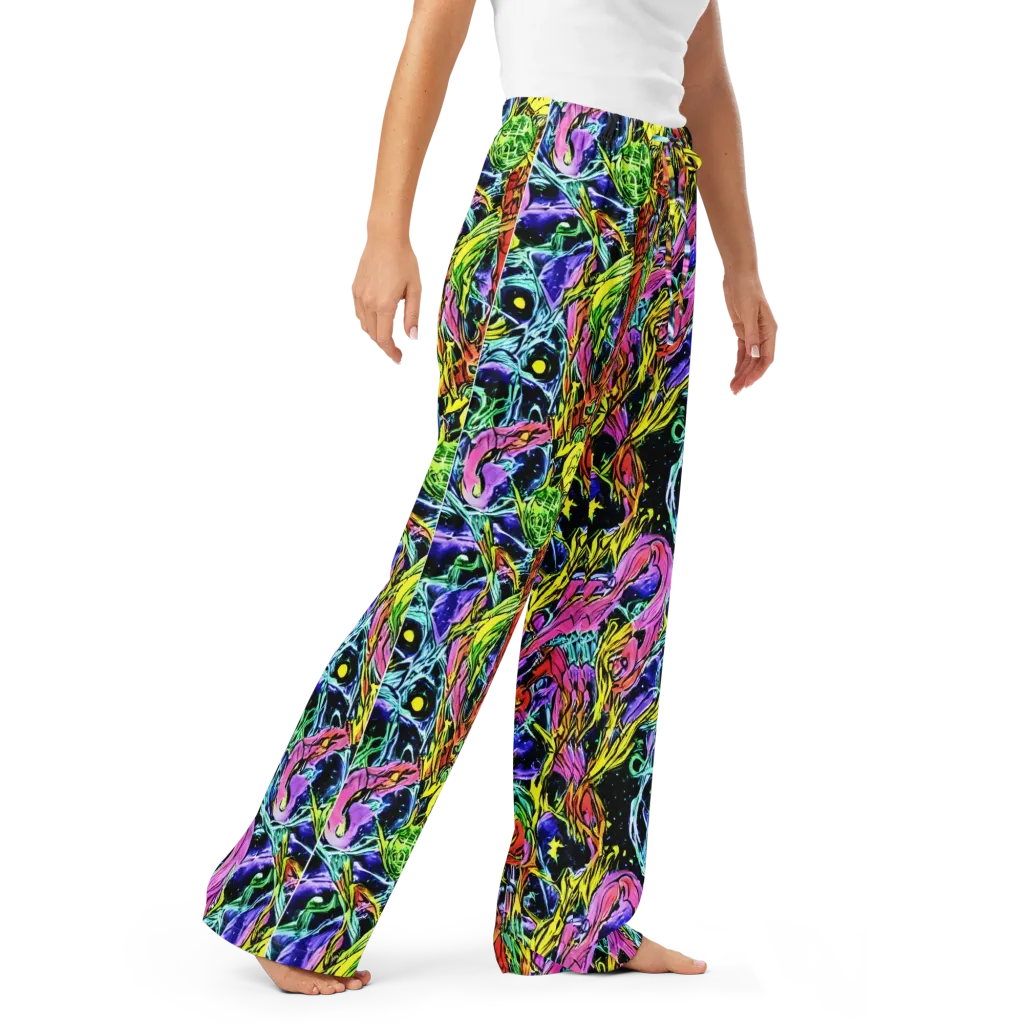 Astral Plumage on Women's Pajama Pants — Right Front