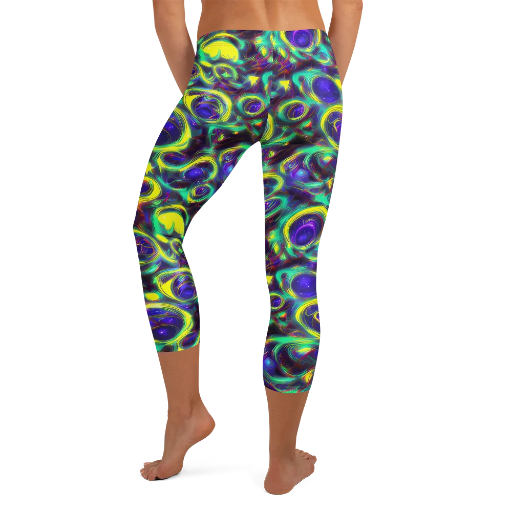 The Electric Eye on Capri Leggings — Back