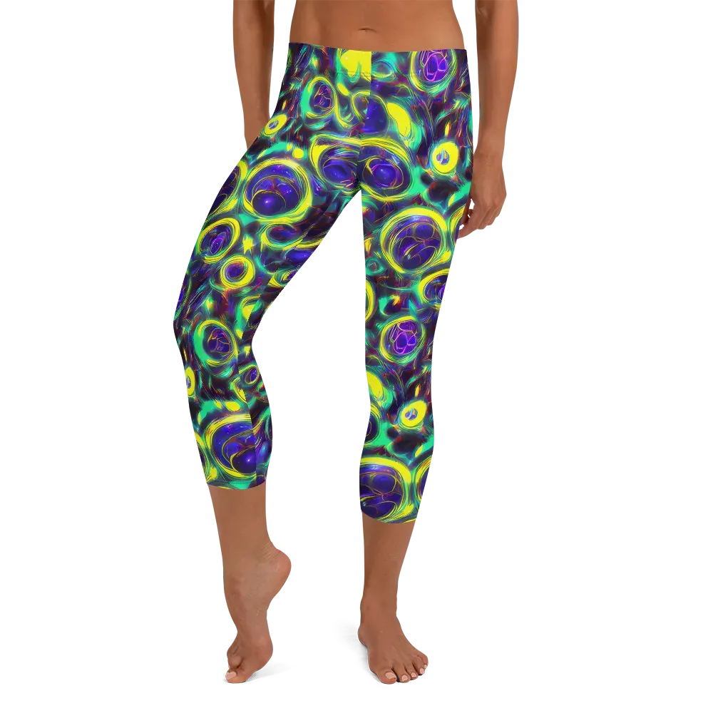 The Electric Eye on Capri Leggings — Front