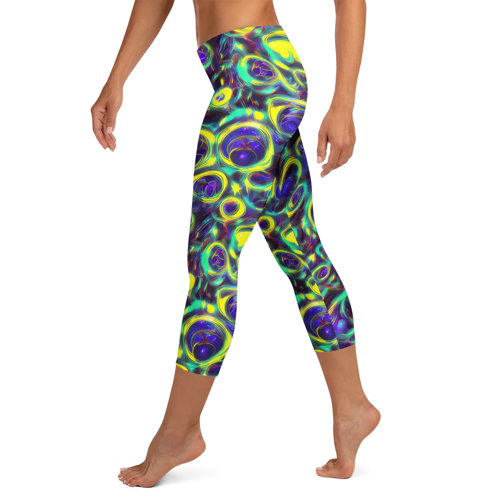 The Electric Eye on Capri Leggings — Left