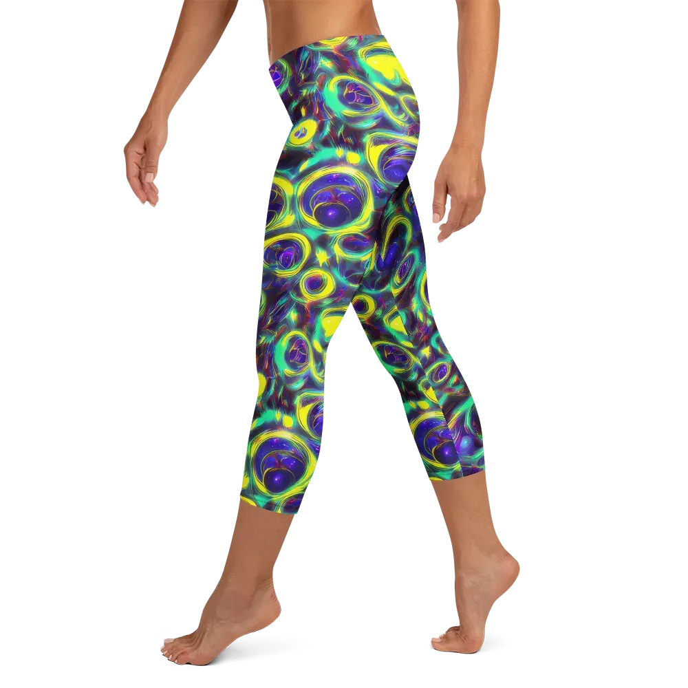 The Electric Eye on Capri Leggings — Left