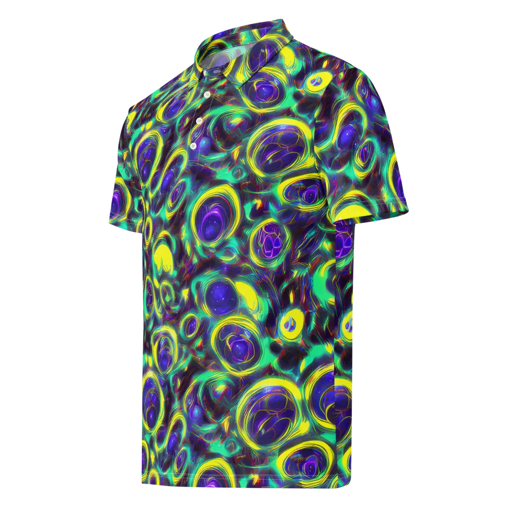 The Electric Eye on Men's Slim Fit Polo Shirt — Left Front