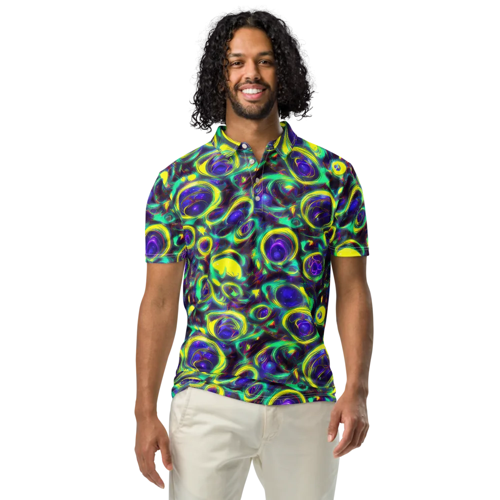 The Electric Eye on Men's Slim Fit Polo Shirt — Front