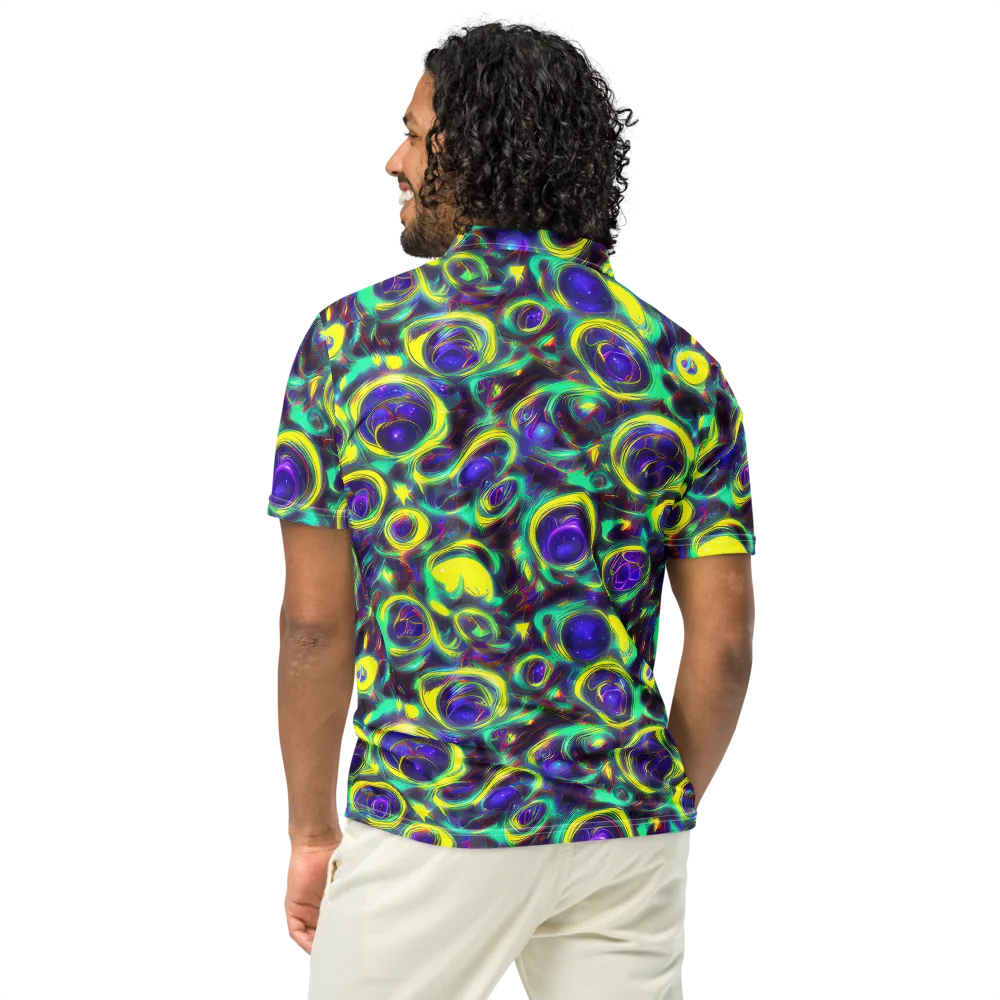 The Electric Eye on Men's Slim Fit Polo Shirt — Back