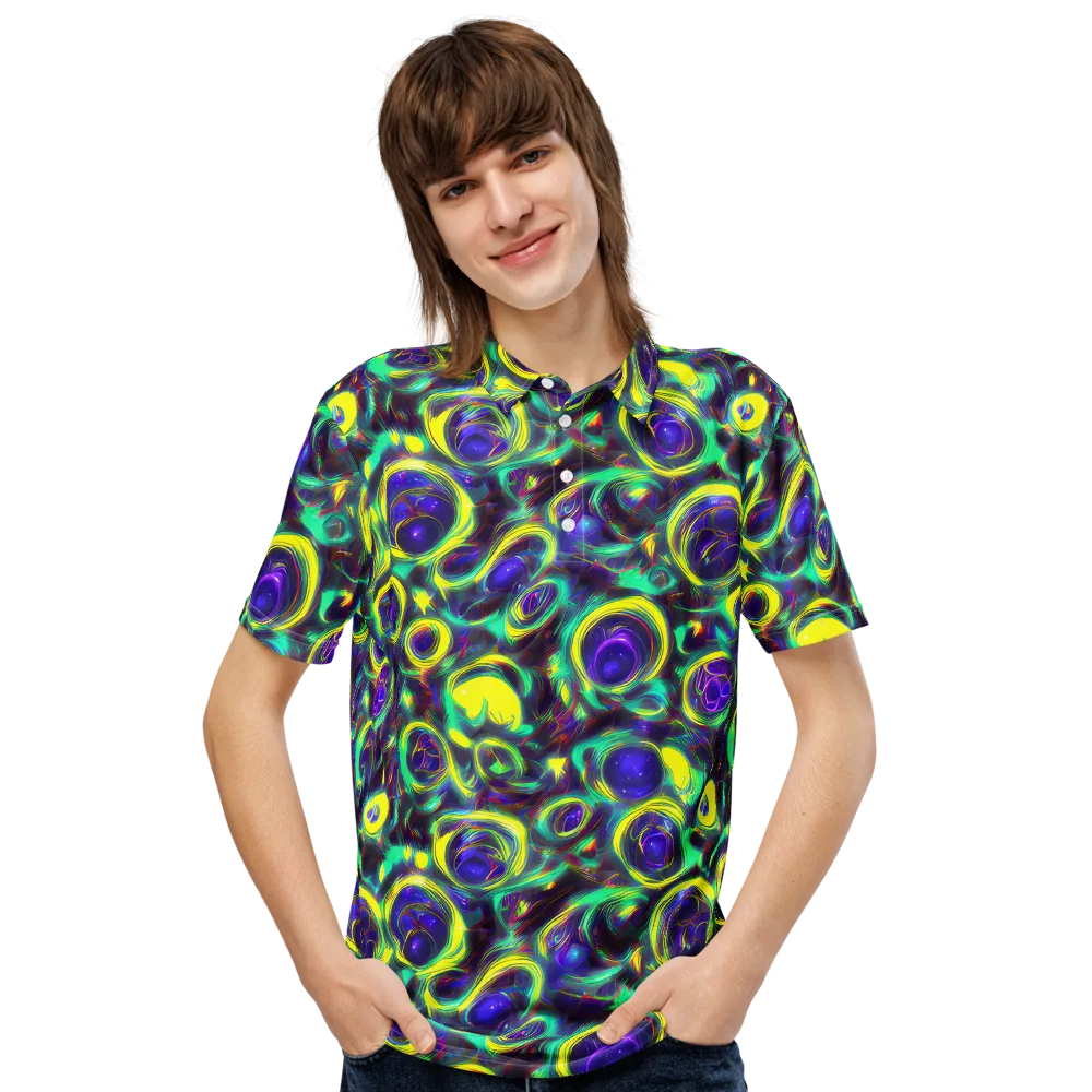 The Electric Eye on Men's Slim Fit Polo Shirt — Front