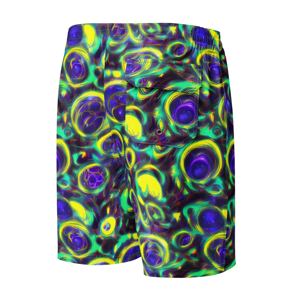 The Electric Eye on Men's Board Shorts — Back