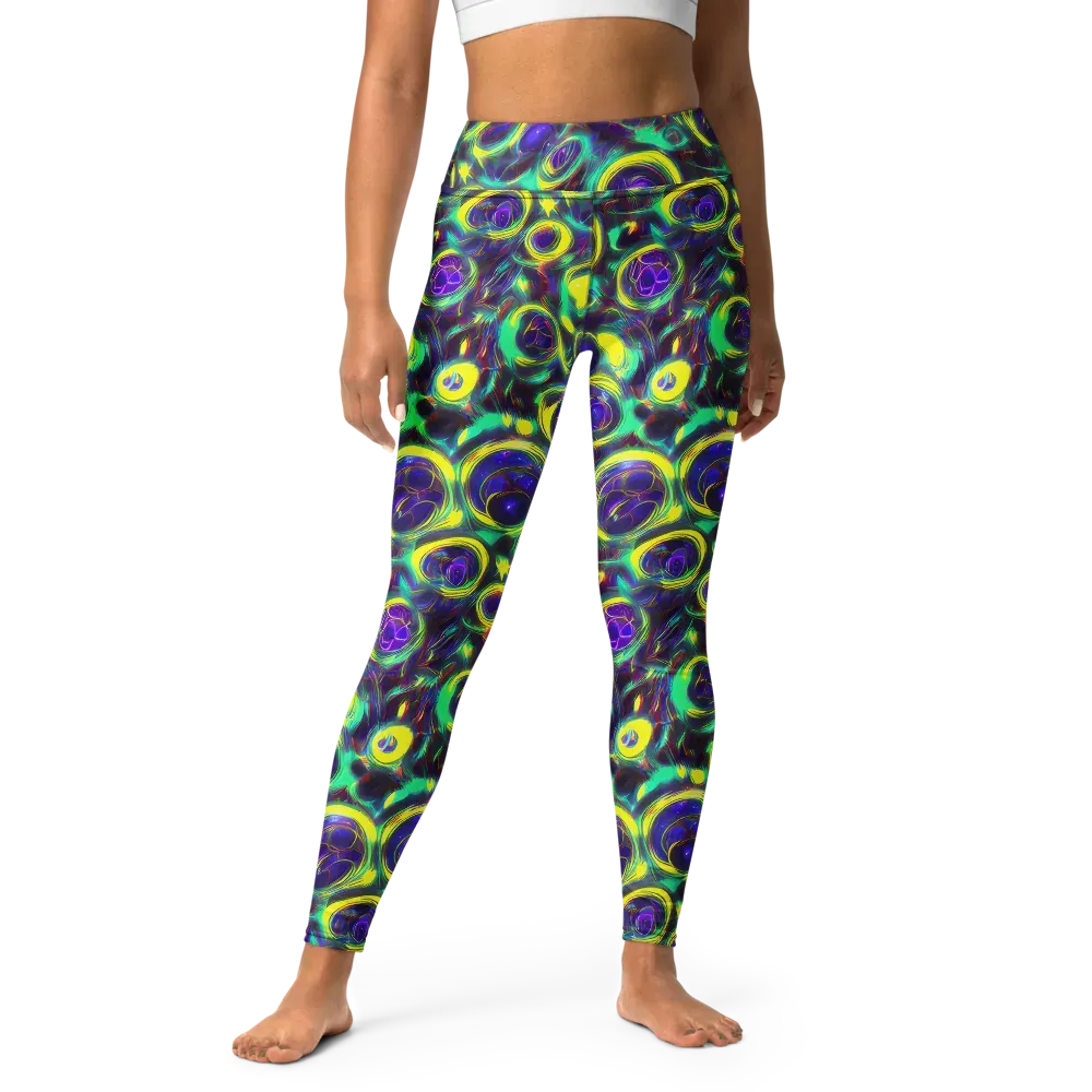 The Electric Eye on Yoga Leggings — Front