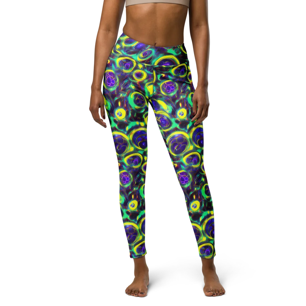 The Electric Eye on Yoga Leggings — Front