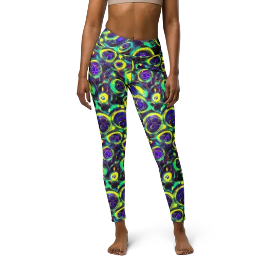 The Electric Eye on a Yoga Leggings