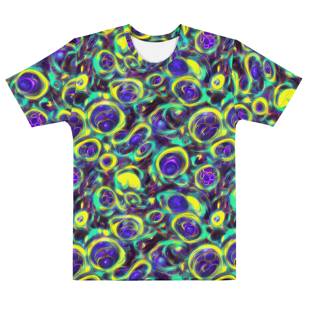 The Electric Eye on Men's Cotton Crew Neck T-Shirt — Front