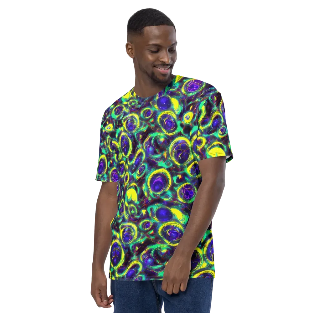 The Electric Eye on Men's Crew Neck T-Shirt — Left