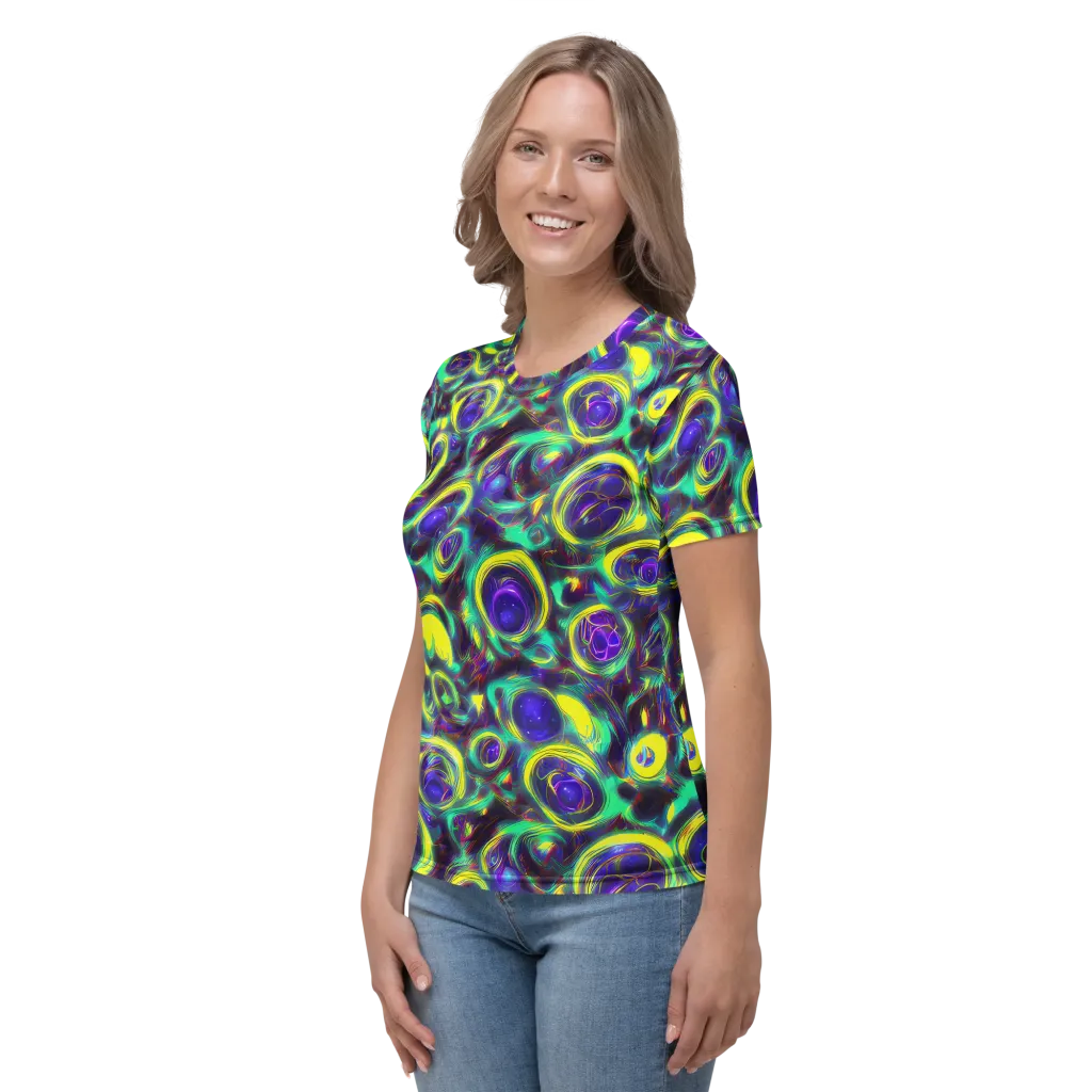 The Electric Eye on Women's Crew Neck T-Shirt — Left