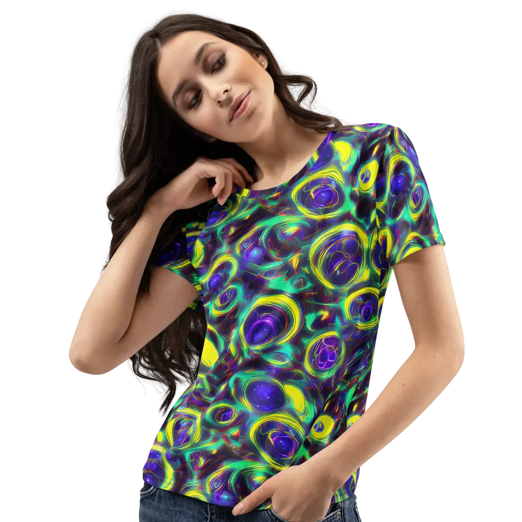 The Electric Eye on Women's Crew Neck T-Shirt — Left Front