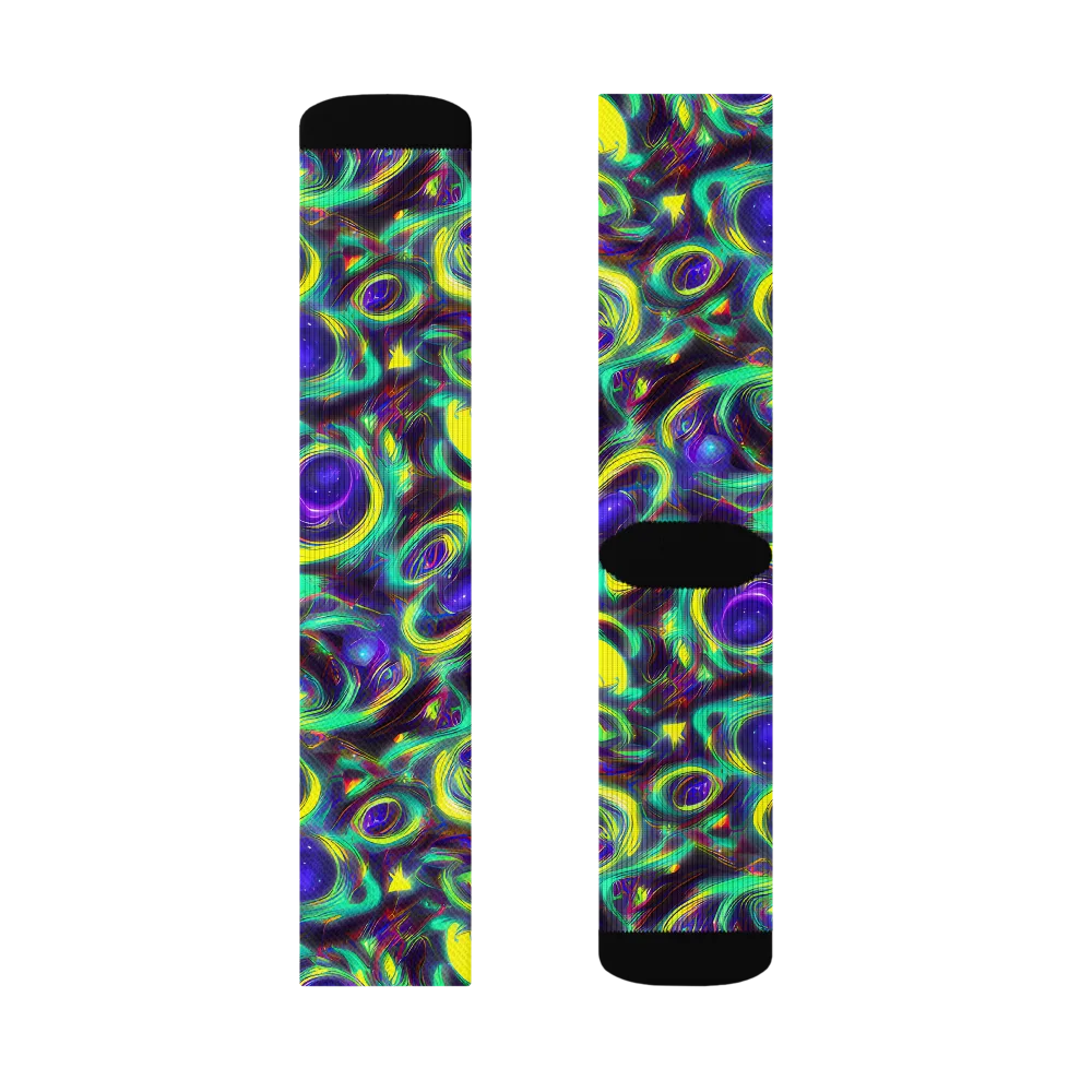 The Electric Eye on Socks — Right Sock