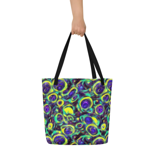 The Electric Eye on a Large Tote Bag W/ Pocket