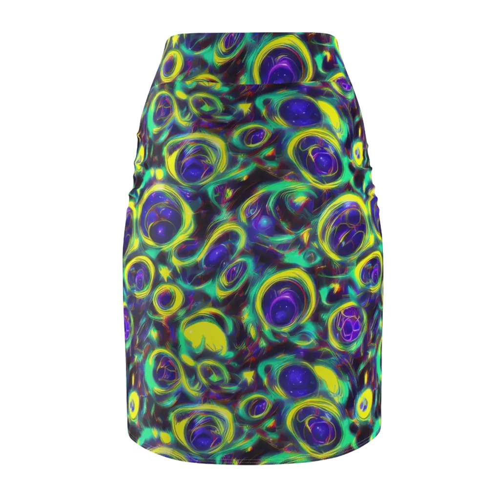 The Electric Eye on Pencil Skirt — Back