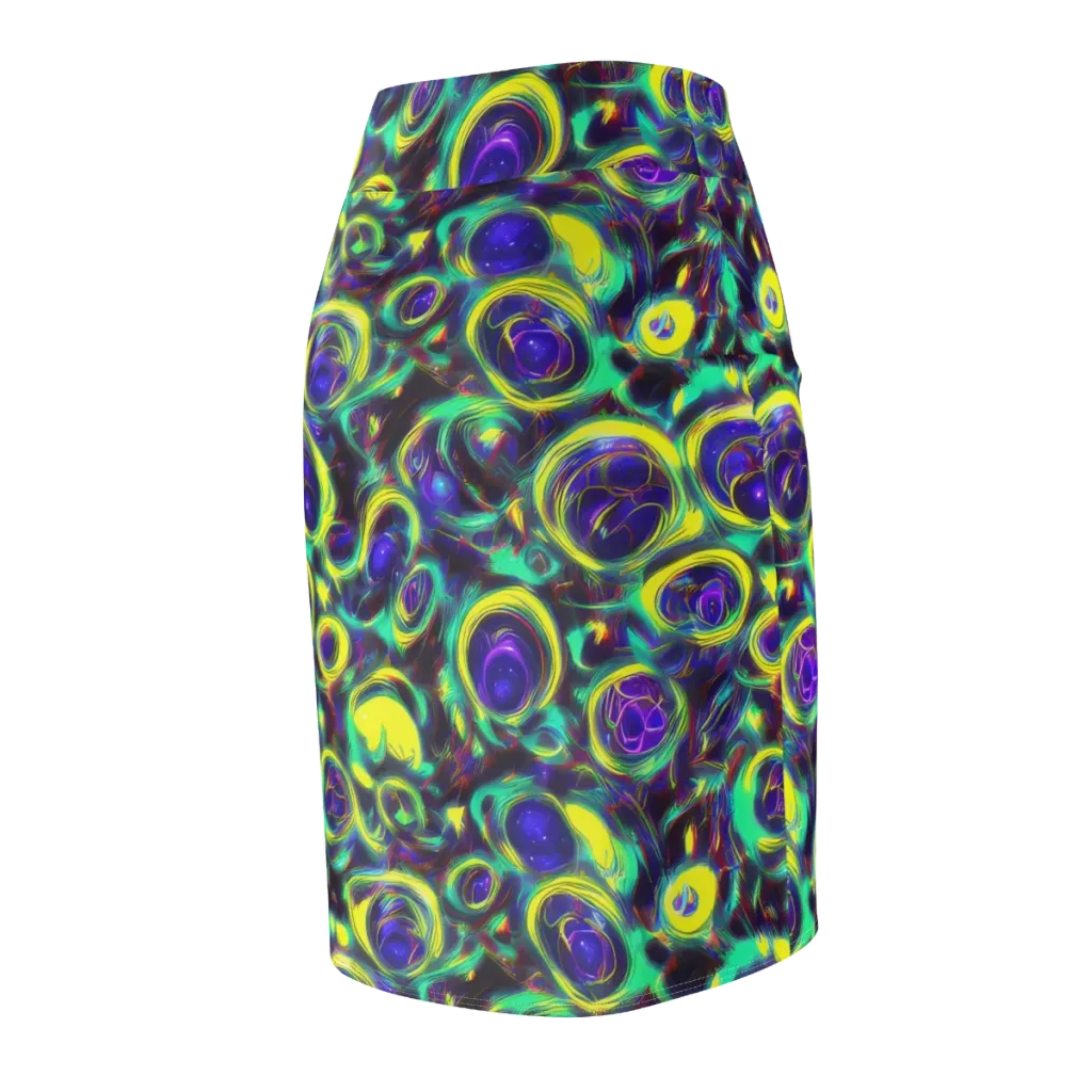 The Electric Eye on Pencil Skirt — Back Side