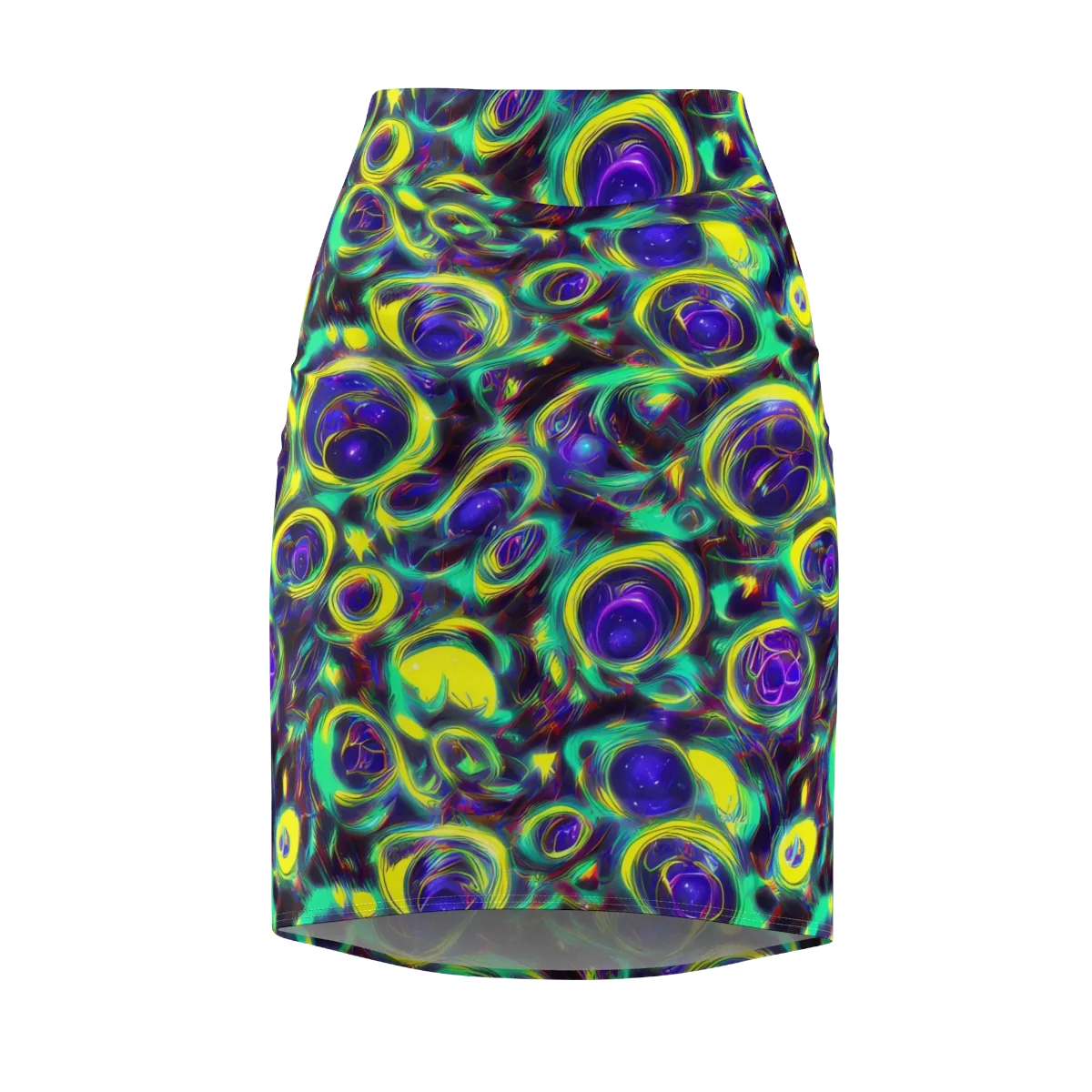 The Electric Eye on Pencil Skirt — Front