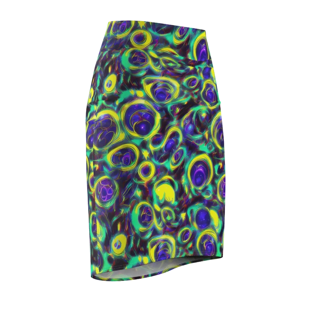 The Electric Eye on Pencil Skirt — Front Side