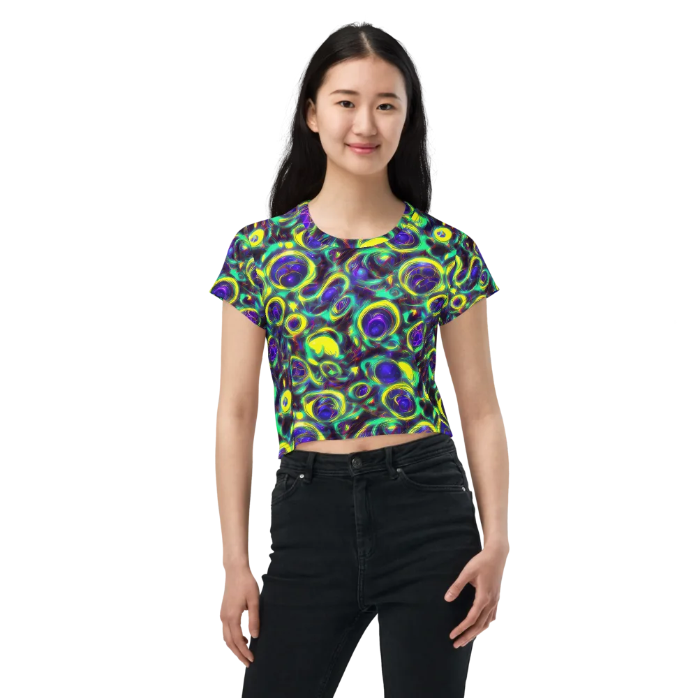The Electric Eye on Crop Tee — Front