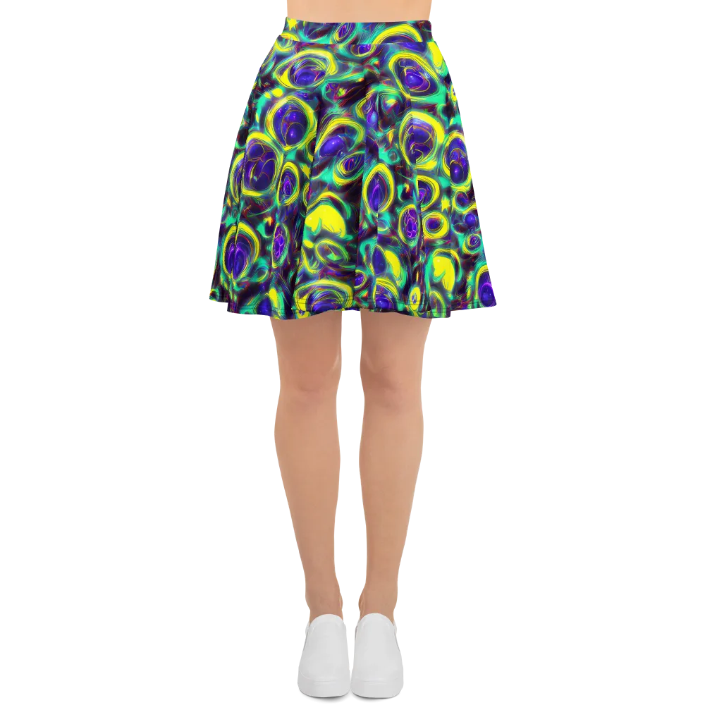 The Electric Eye on Skater Skirt — Front