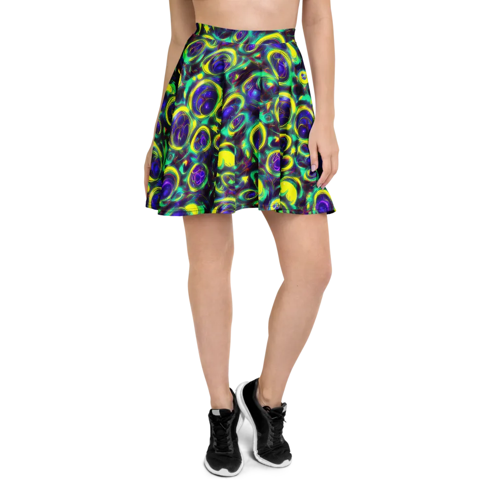 The Electric Eye on Skater Skirt — Front