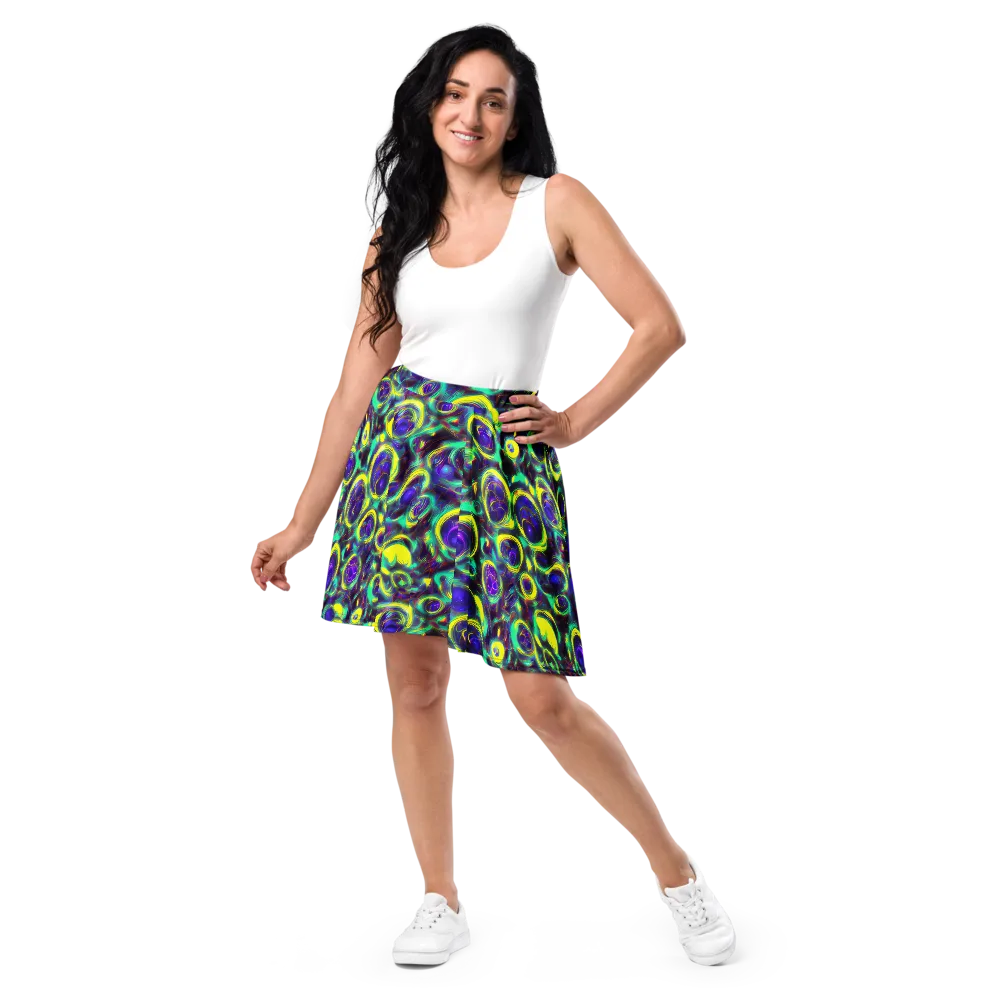 The Electric Eye on Skater Skirt — Front