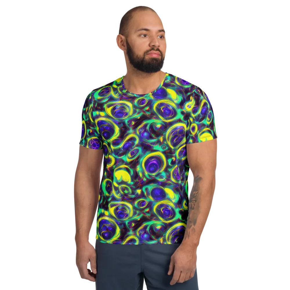 The Electric Eye on Men's Athletic T-Shirt — Front