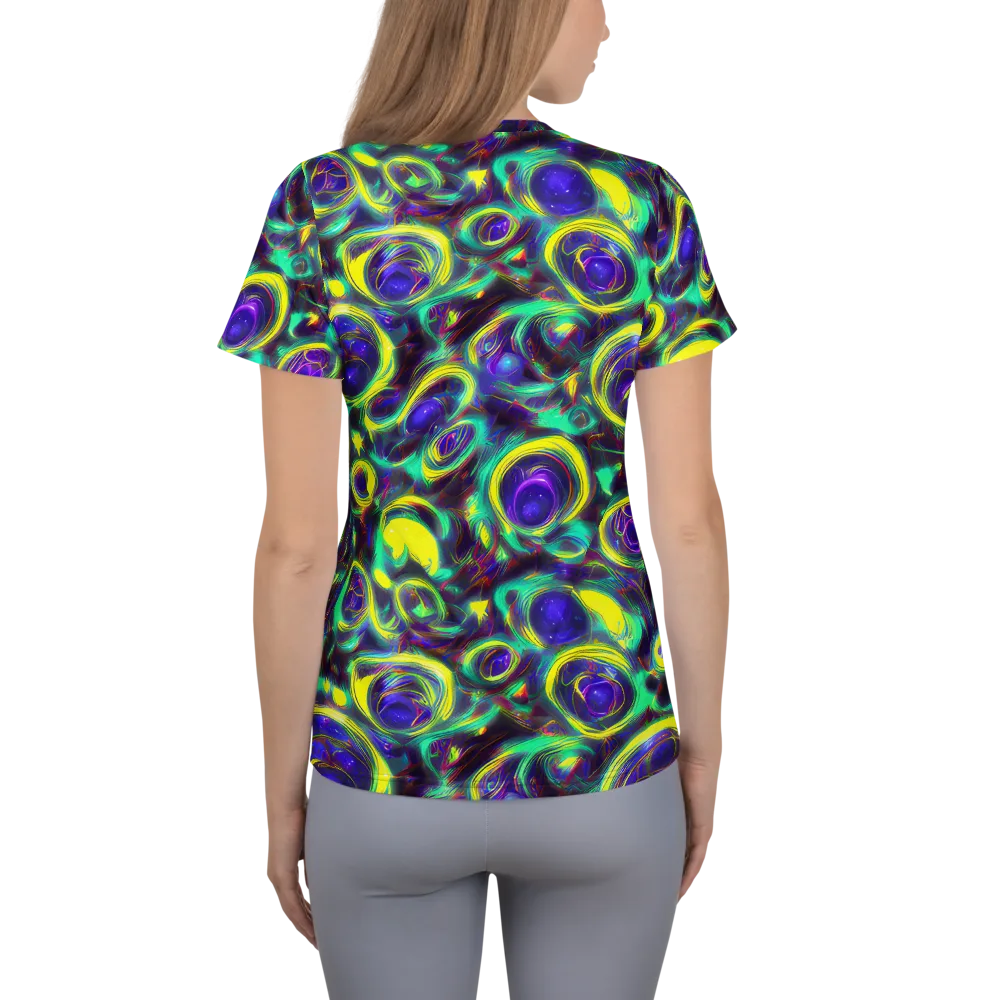 The Electric Eye on Women's Athletic T-Shirt — Back