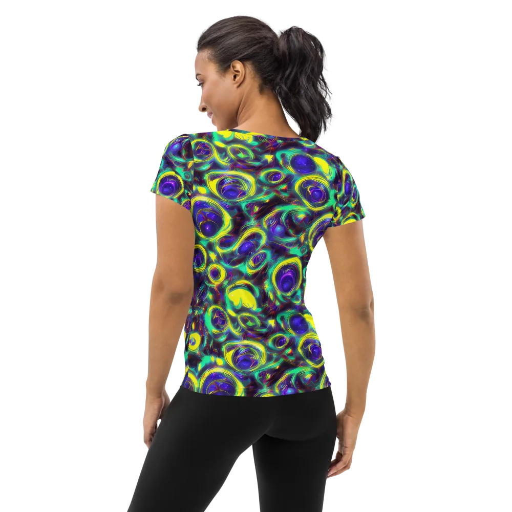The Electric Eye on Women's Athletic T-Shirt — Back