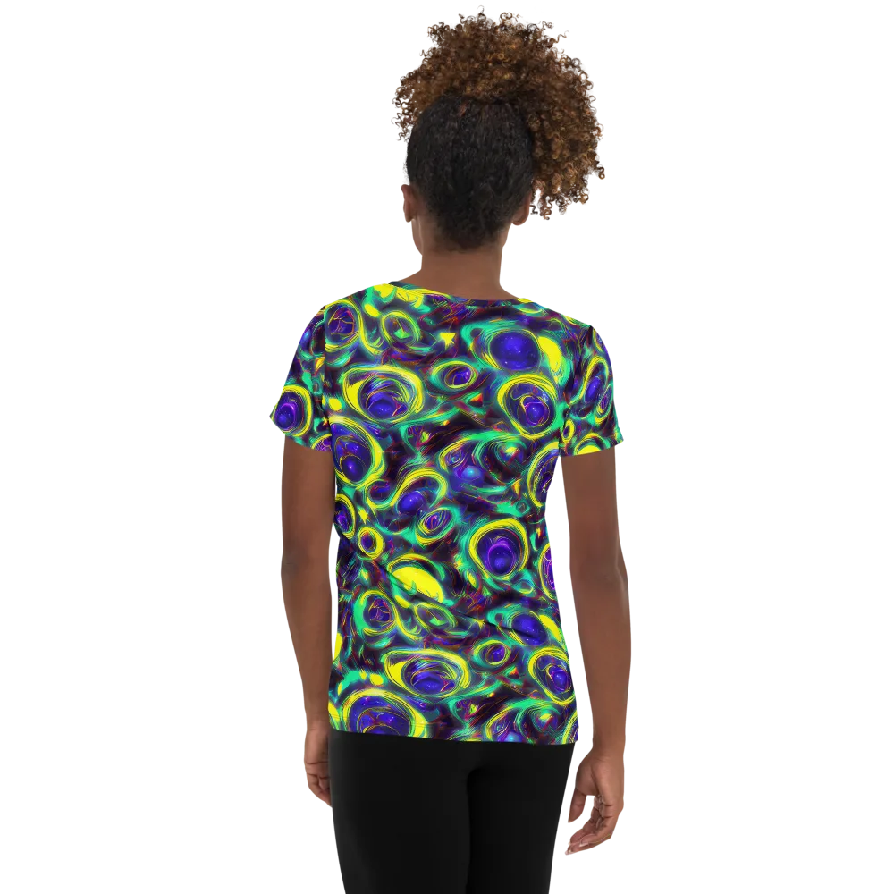 The Electric Eye on Women's Athletic T-Shirt — Back
