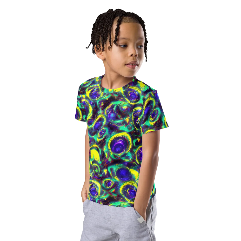The Electric Eye on Kids Crew Neck T-Shirt — Left Front