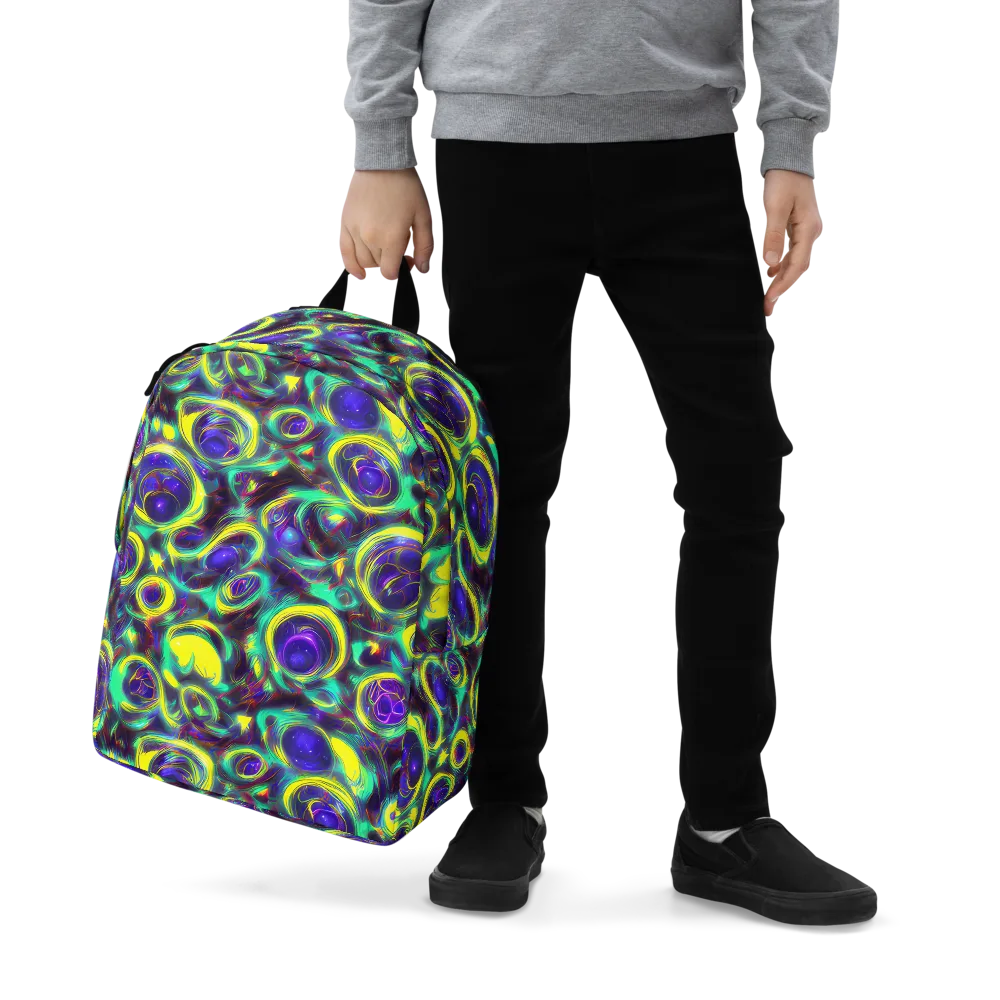 The Electric Eye on Minimalist Backpack — Zoomed-in
