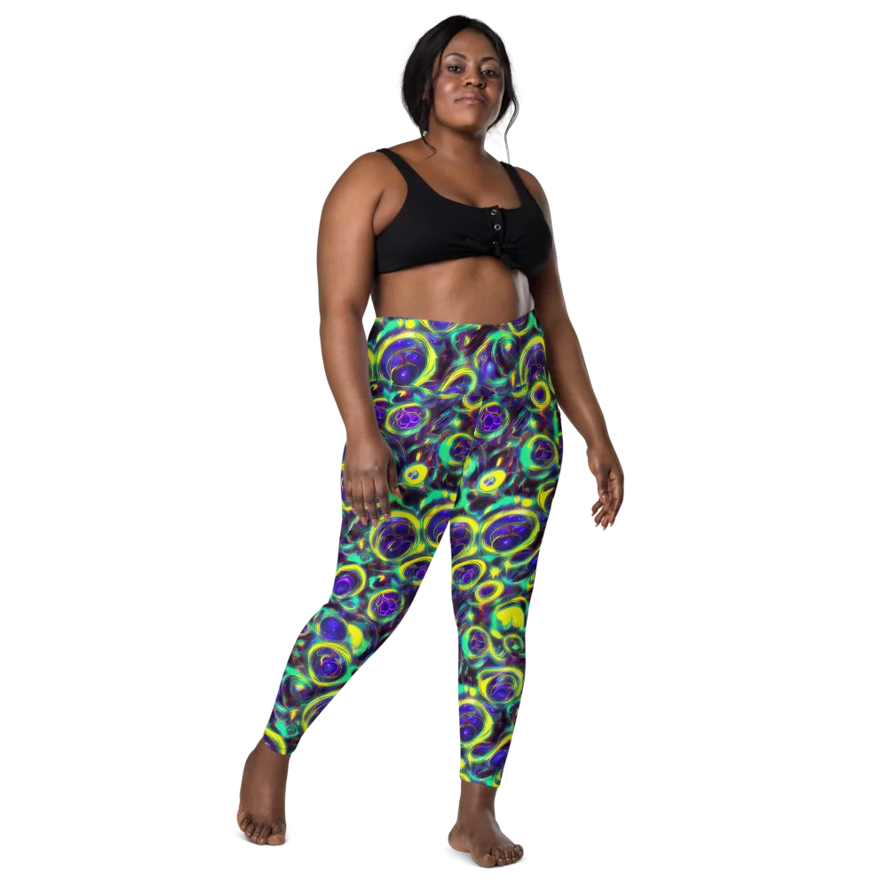 The Electric Eye on Leggings with Pockets — Front