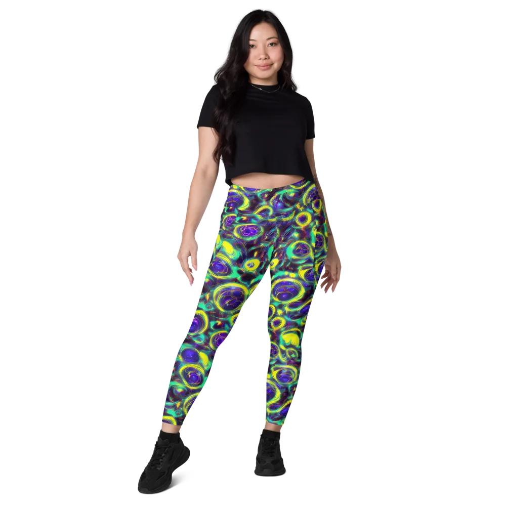 The Electric Eye on Leggings with Pockets — Front