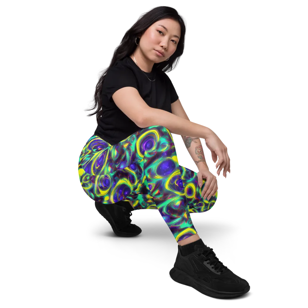 The Electric Eye on Leggings with Pockets — Right Front