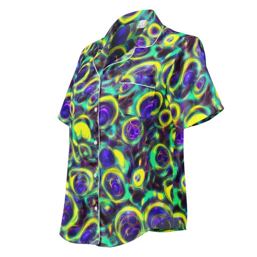 The Electric Eye on a Women's Short Sleeve Pajama Top