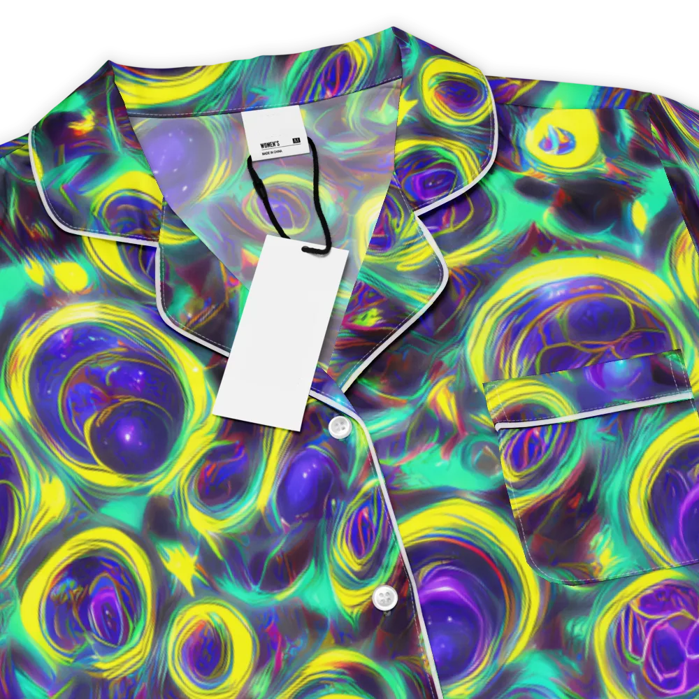 The Electric Eye on Women's Short Sleeve Pajama Top — Product details