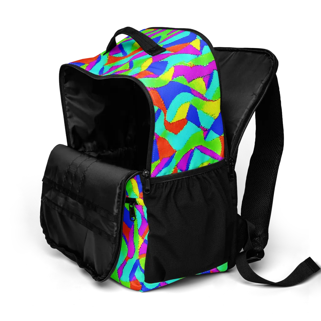 Neon Collage on Utility Backpack — Product details 2