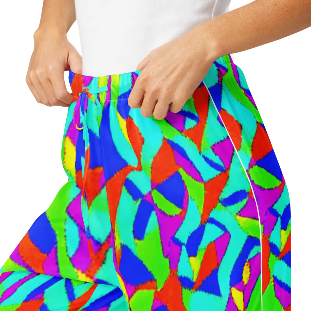Neon Collage on Women's Pajama Pants — Product details