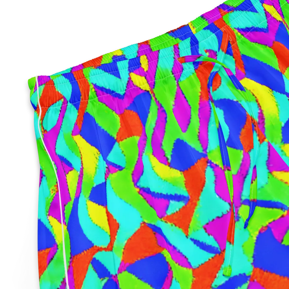 Neon Collage on Women's Pajama Shorts — Product details