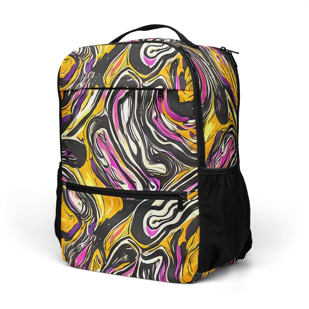 Golden Riptide on Utility Backpack — Left Front